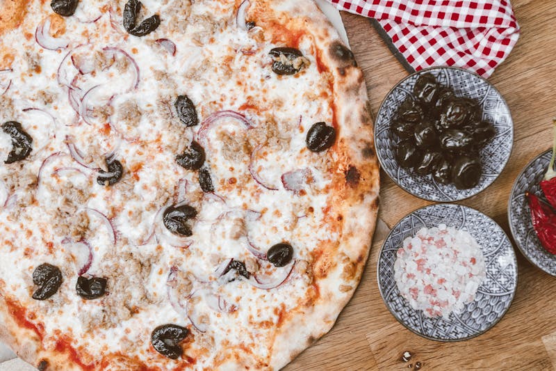 Fresh salads and starters for catering events